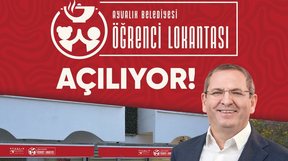 Ayvalık’ta “Öğrenci Lokantası” yarın hizmete giriyor