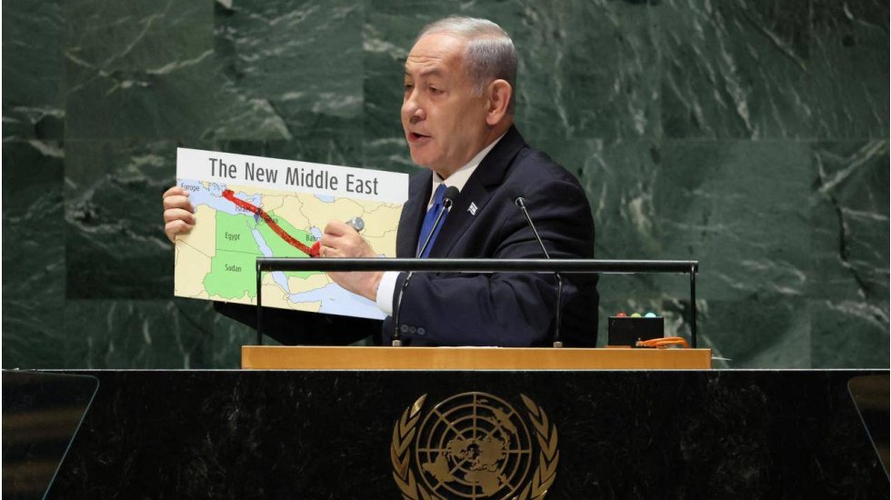 Netanyahu BM Genel Kurulu'nda k&uuml;rs&uuml;ye &ccedil;ıktı, T&uuml;rkiye dahil bir&ccedil;ok heyet salonu terk etti