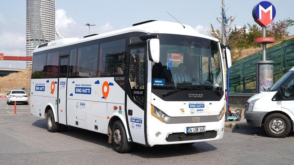 Üsküdar’da Küçük Çamlıca -Ünalan Mahallesi Ring seferleri başladı