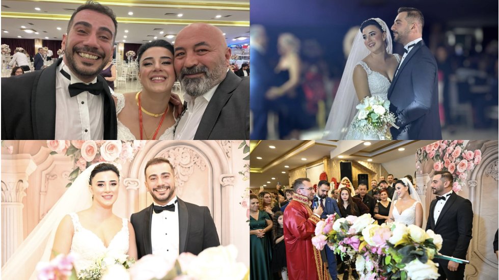 Ezgi Çavuş ve Alican Kösedağ rüya gibi düğün ile dünya evine girdiler