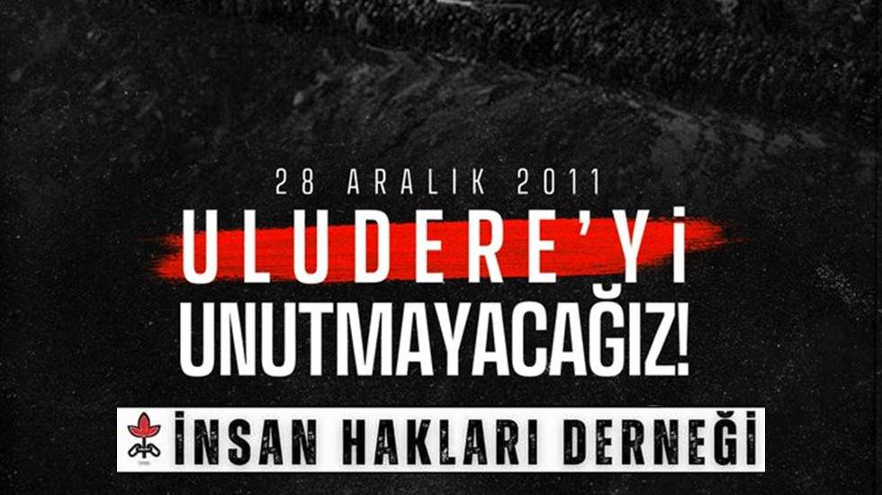 İHD unutmadı: Uludere&rsquo;de yaşamını yitiren 34 yurttaş anıldı
