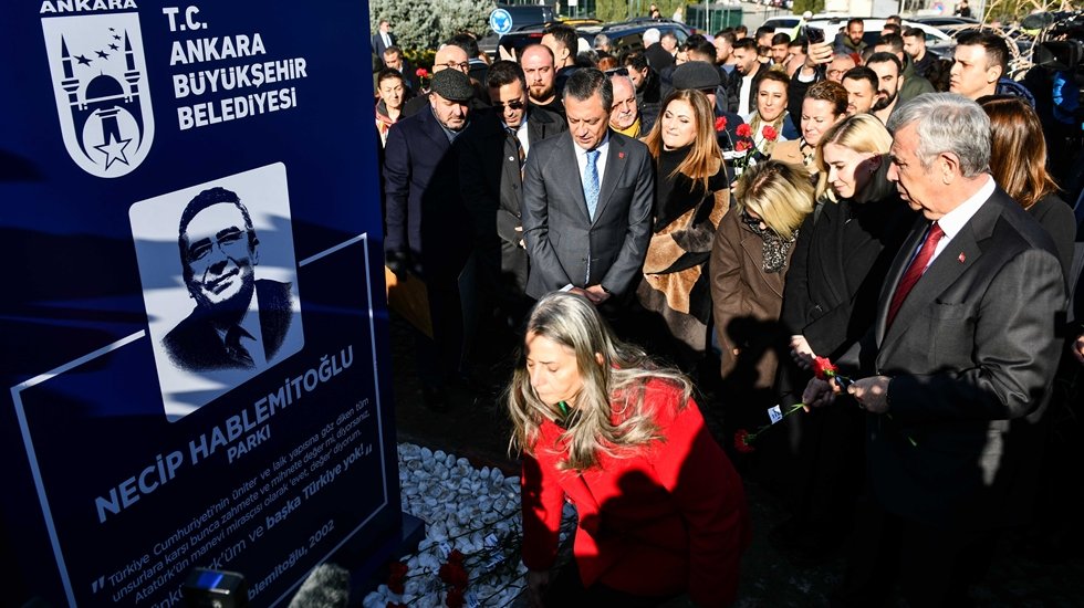 Necip Hablemitoğlu’nun anısını yaşatacak park açıldı