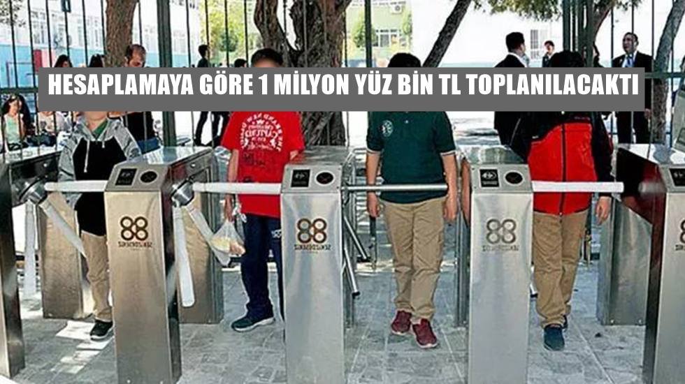 &Ouml;ğrencilerden turnike parası...
