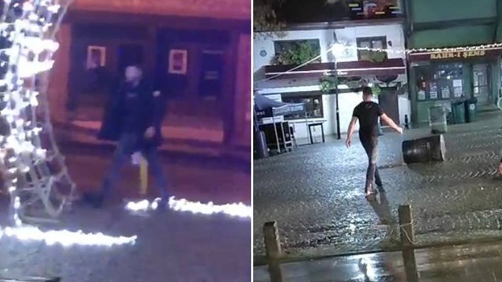 Şeriat &ccedil;ağrısı yapıp yılbaşı tezgahlarına saldıran şahıs alkoll&uuml; &ccedil;ıktı...