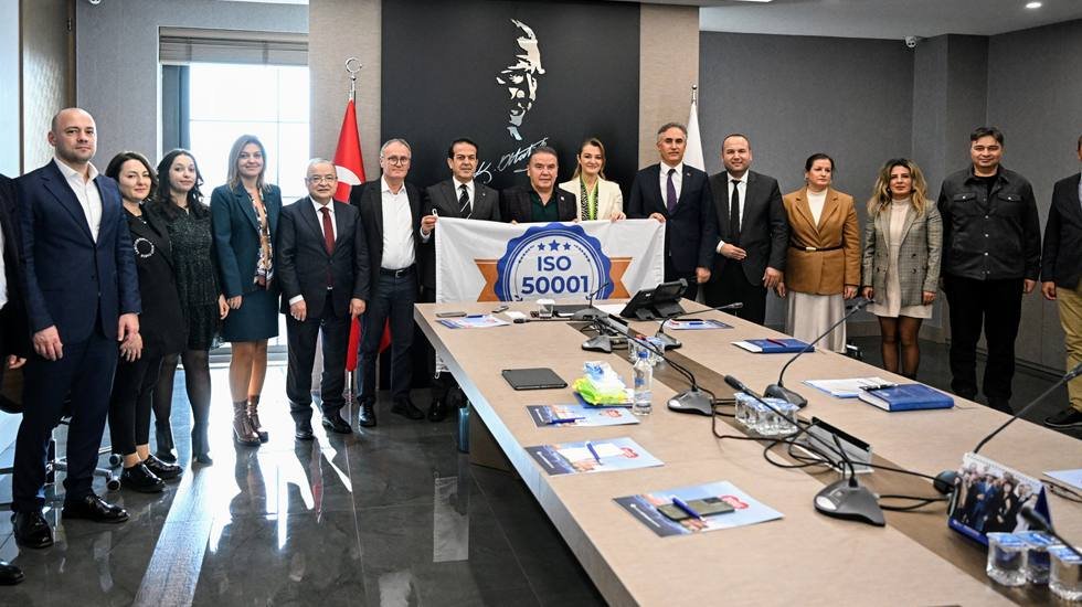 Antalya Büyükşehir Belediyesi ISO 50001 belgesini teslim aldı...