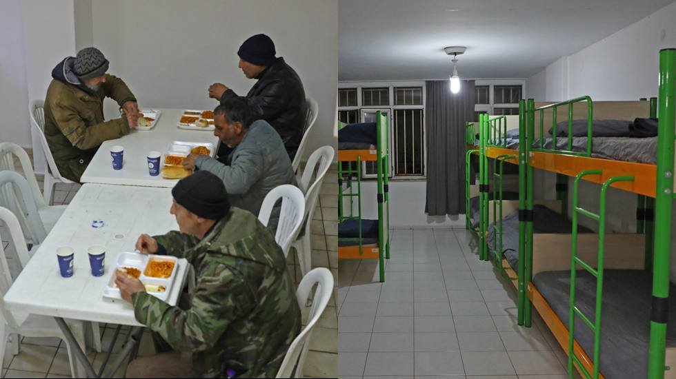 Antalya Büyükşehir Belediyesi, Sokakta kalan evsizleri sahiplendi...