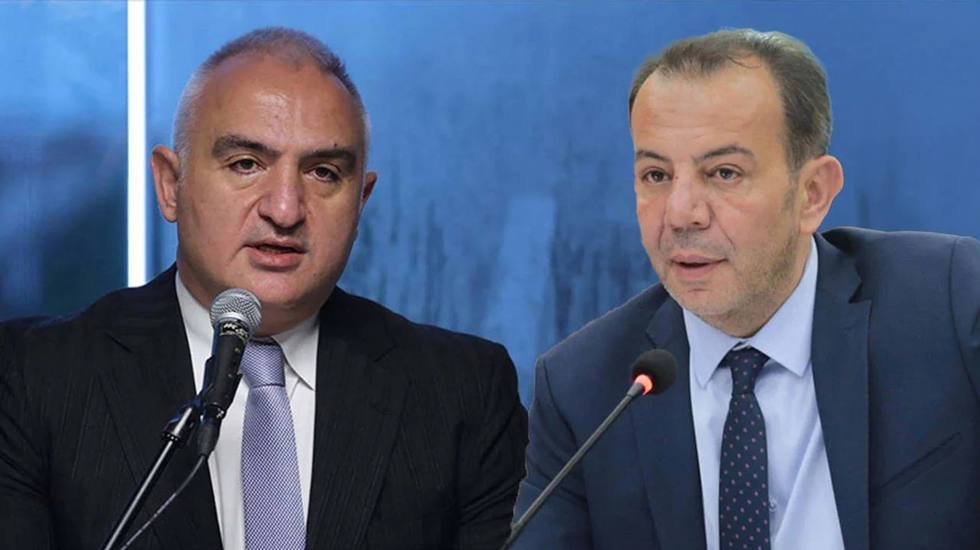 Tanju &Ouml;zcan'dan Turizm Bakanı Mehmet Nuri Ersoy&rsquo;a canlı yayın &ccedil;ağrısı...