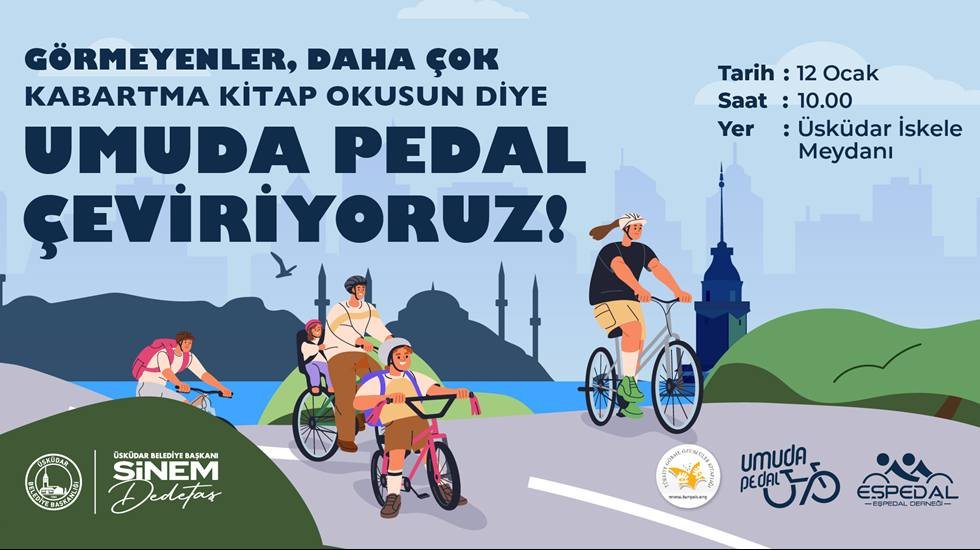 Üsküdar’da Umuda Pedal çevrilecek