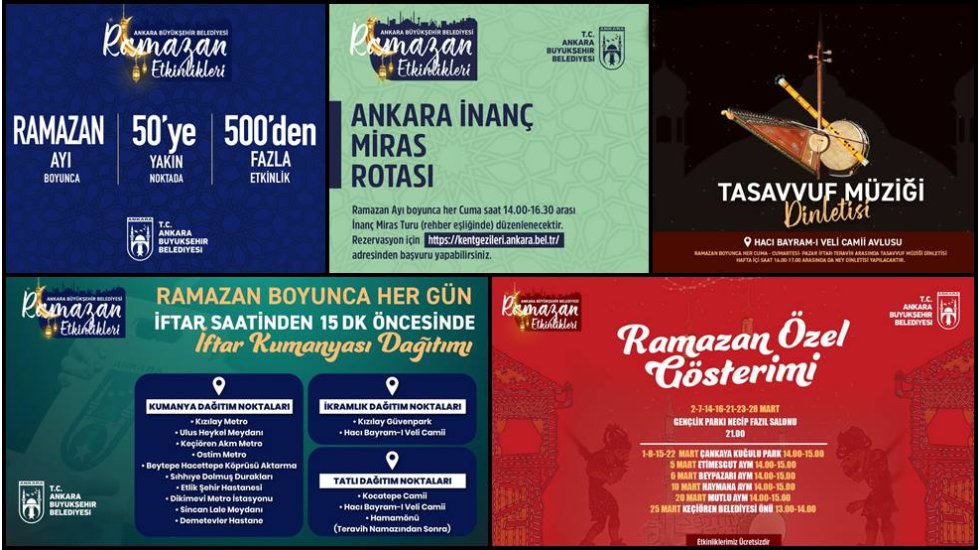 ABB’den Ramazan’a özel 50 noktada 500’ü aşkın etkinlik…