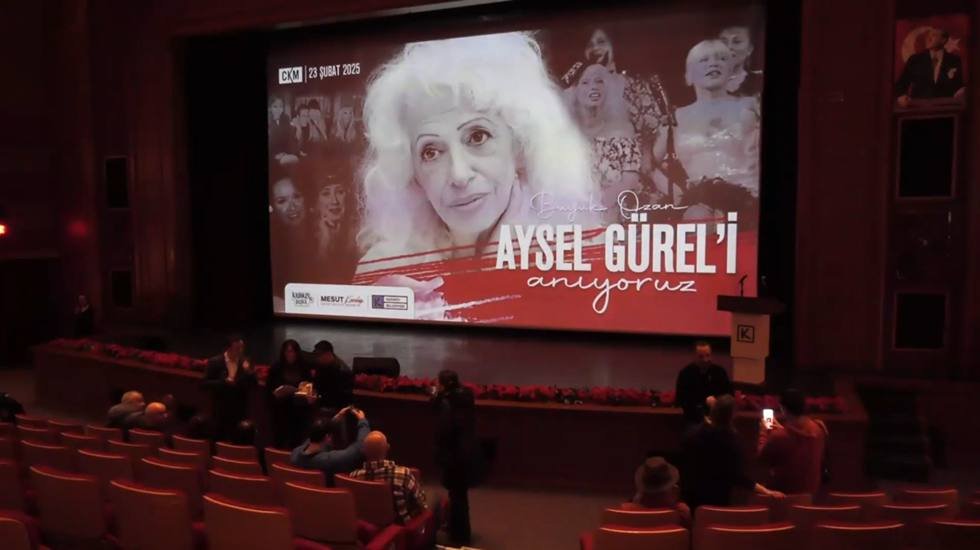 Aysel Gürel Kadıköy Belediyesi Caddebostan Kültür Merkezi’nde anıldı.
