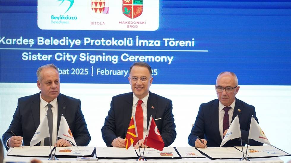 Beylikdüzü ile Bitola ve Makedonski Brod Belediyeleri Kardeş Belediye oldu