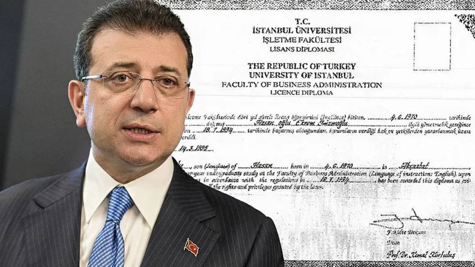 İmamoğlu'na 'sahte diploma' davasından siyasi yasak ve hapis isteniyor!