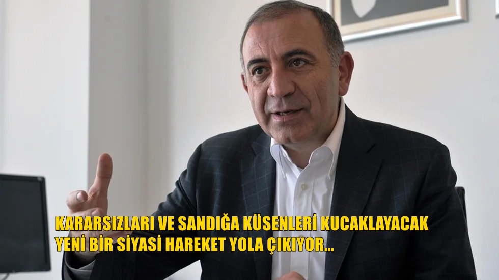 Gürsel Tekin kurulacak partinin özet manifestosunu açıkladı!