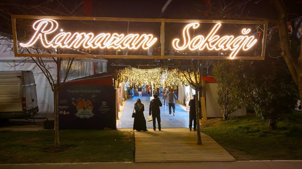 Hasköy Sahilinde Ramazan sokağı var...