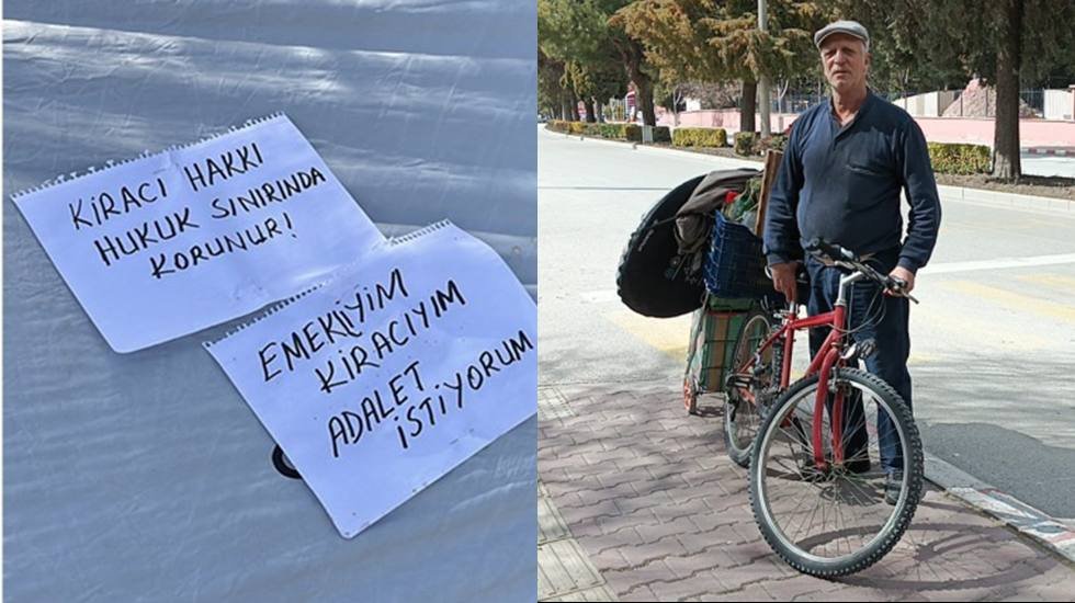 Kira artışını protesto eden yurttaş, bisikletiyle Ankara'ya doğru yola çıktı...