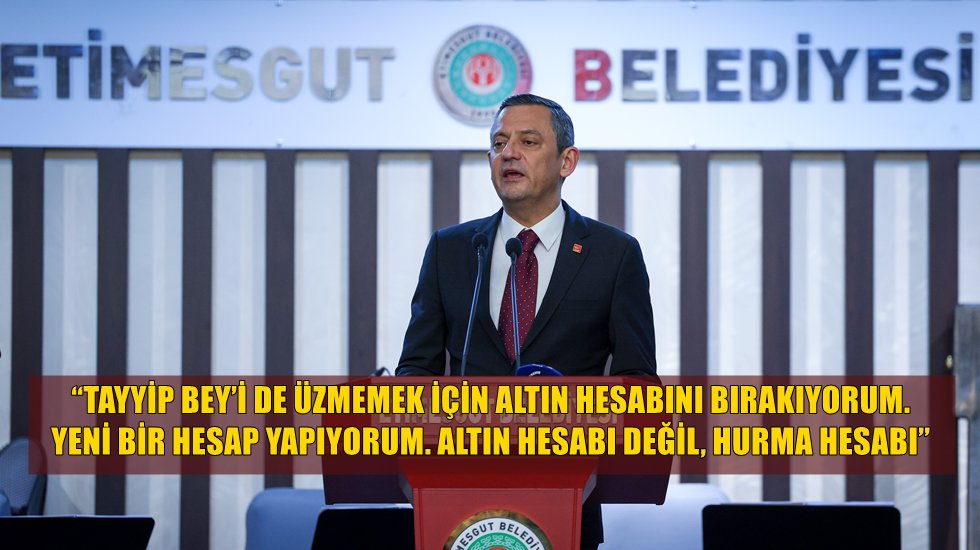 &Ouml;zel: "Hurmanın kilosu Erdoğan'ın geldiği 2002 yılında 2 liraymış, bug&uuml;n 670 TL olmuş"