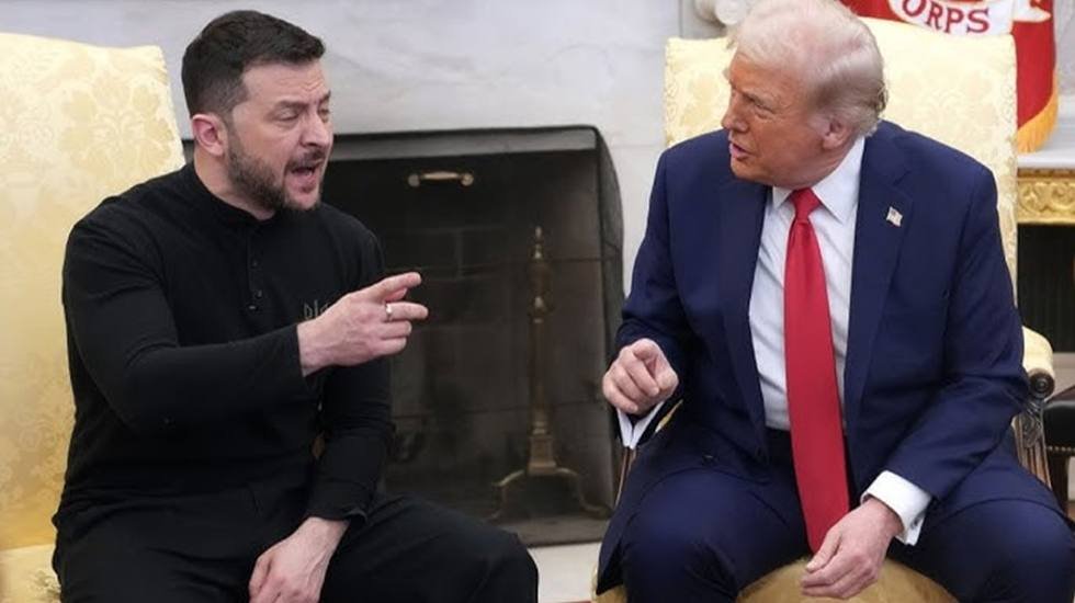 Trump ile Zelenski kameralar önünde tartıştı...
