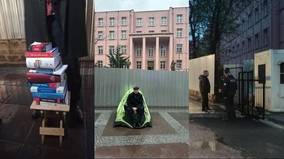 CHP'li Tanal, tutuklu öğrenciler için Bakanlık önünde nöbete başladı! Polisten jet hızında müdahale geldi
