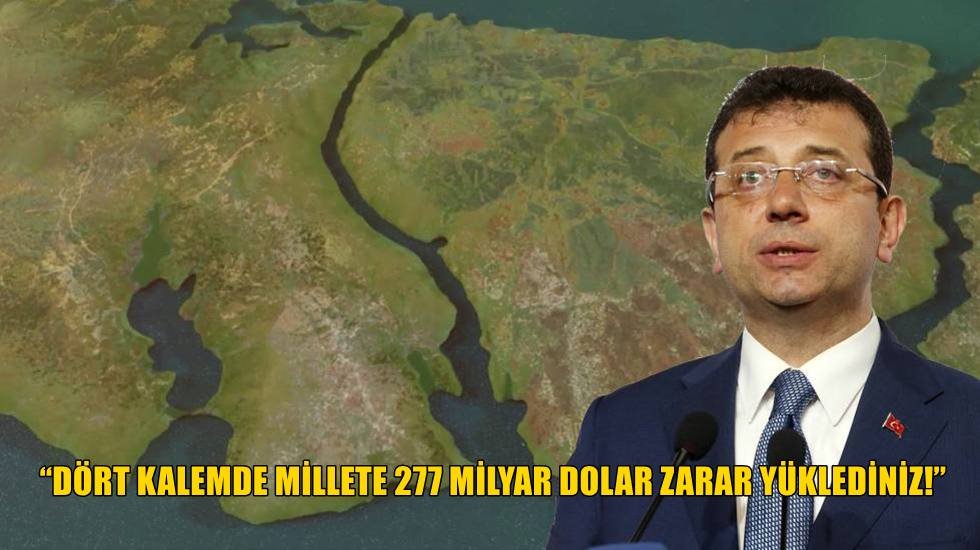 İmamoğlu'ndan 'Kanal İstanbul' tepkisi: 'Depremle ilgili sadece aklıma gelen 4 kalem paylaşıyorum'