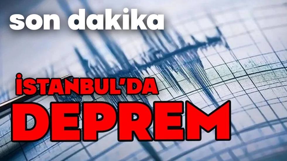İstanbul'da bir deprem meydana geldi