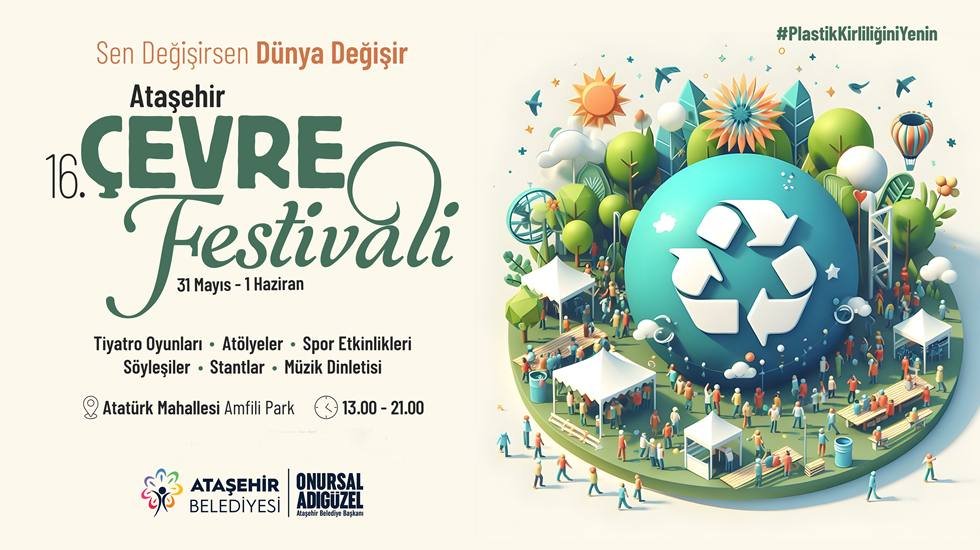 16. Ataşehir çevre festivali başlıyor