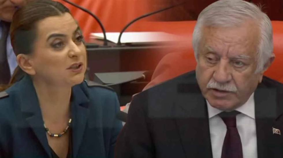 DEM Partili vekil Meclis'te Kürtçe konuşunca MHP'li Celal Adan mikrofonu kapadı!