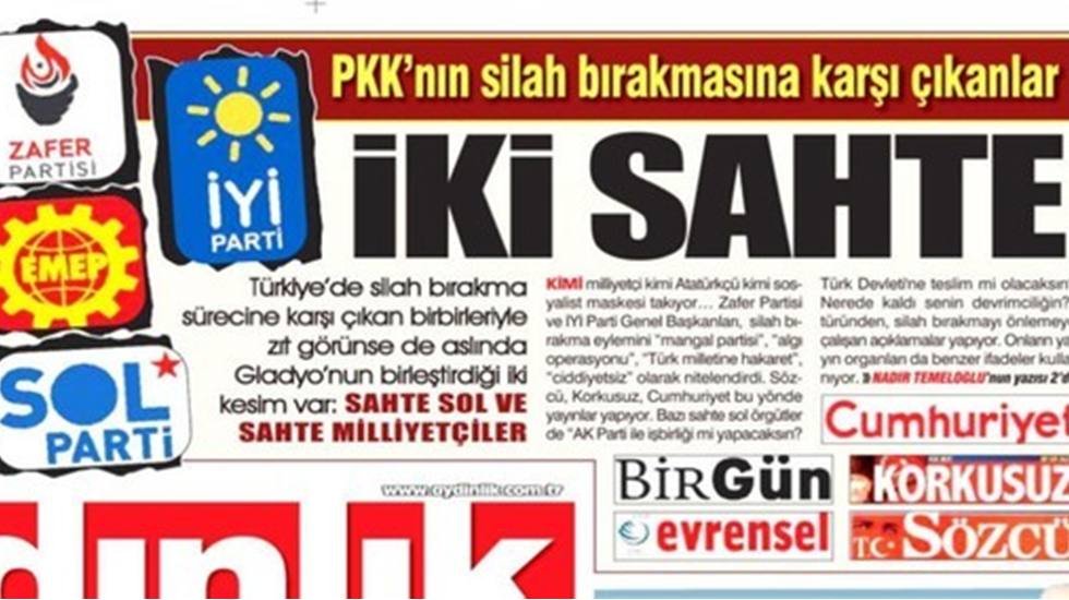 Değişmeyen huy! Aydınlık’ın hedefinde EMEP- SOL Parti var... PKK solu böldü