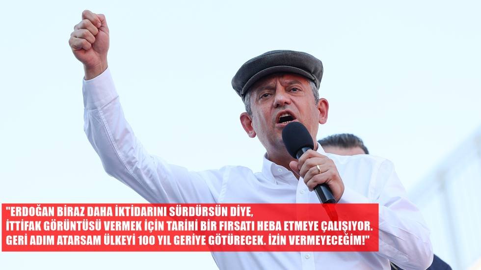 Özgür Özel'den 'Erdoğan' ve 'süreç' uyarısı!