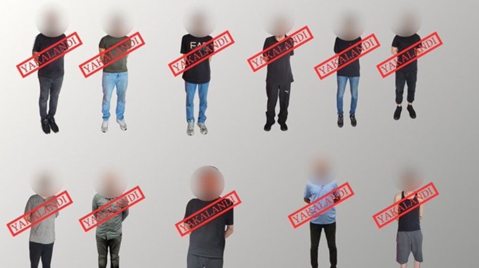 Kırmızı bültenle aranan 10 isim Türkiye'ye getirildi