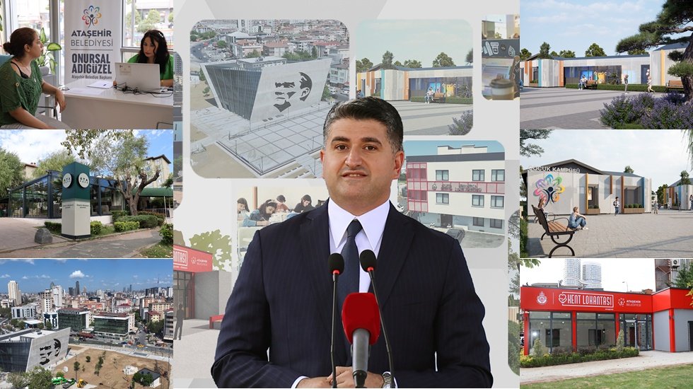 Ataşehir Belediyesi'nden 12 yeni proje…