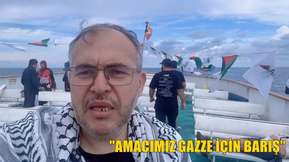 Sumud Filosu Gazze'ye doğru ilerlerken, gemide bulunan Saadet Milletvekili &Ccedil;alışkan'dan &ouml;nemli a&ccedil;ıklama...