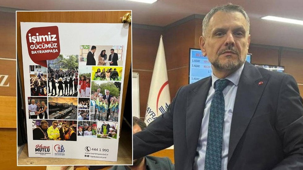 Bayrampaşa belediyesinde, 'se&ccedil;ilmiş, h&uuml;k&uuml;m almamış' başkanın g&ouml;rselleri kaldırıldı