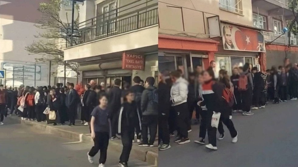 &Ccedil;ocukları su&ccedil;lu gibi g&ouml;steriyorlar! &Ouml;ğrencileri sıraya dizip, tek tek aradılar&hellip;