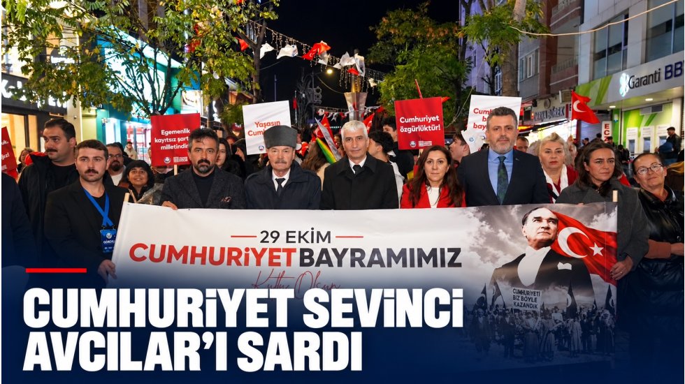Avcılar&rsquo;da Cumhuriyet Bayramı coşkusu